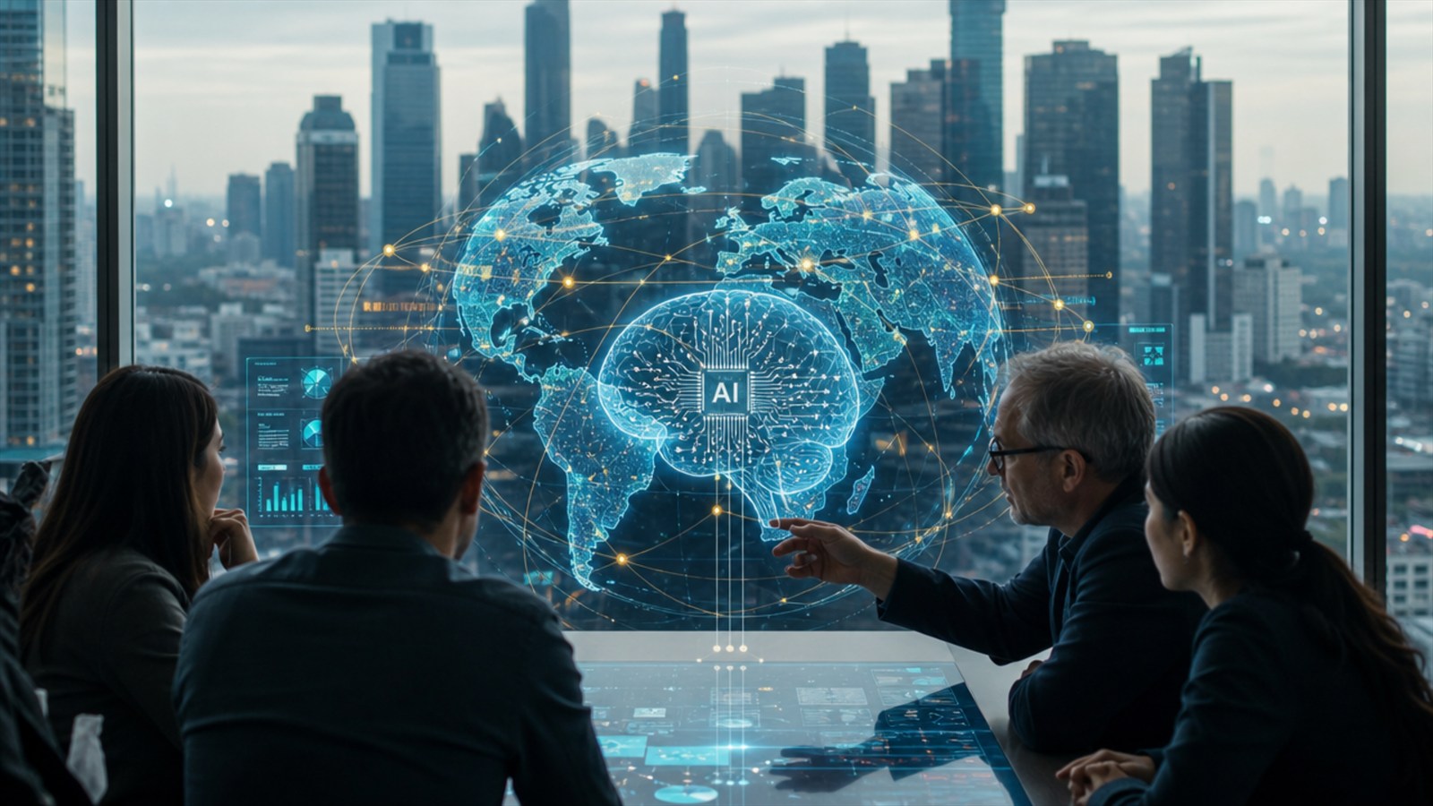 Cerebros digitales muy especializados trabajando junto a un profesional
