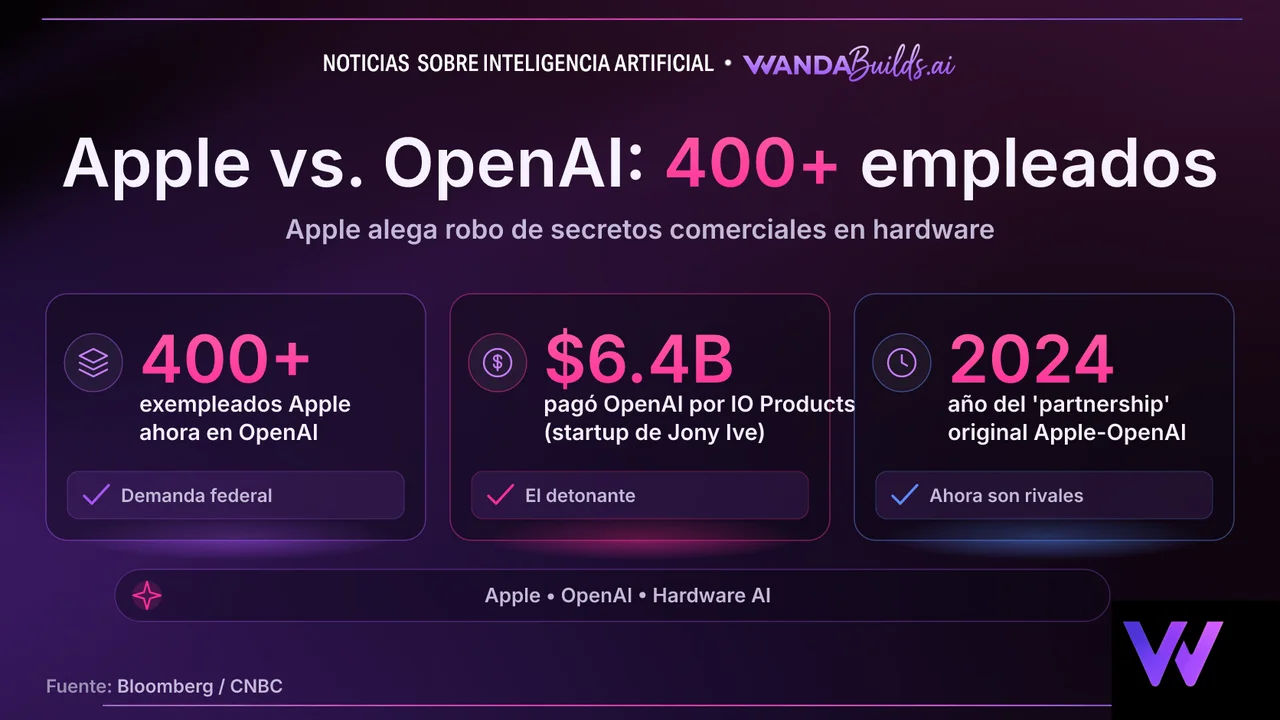Apple Sues OpenAI for Trade Secret Theft, Alleging Systematic Poaching of 400-Plus Employees