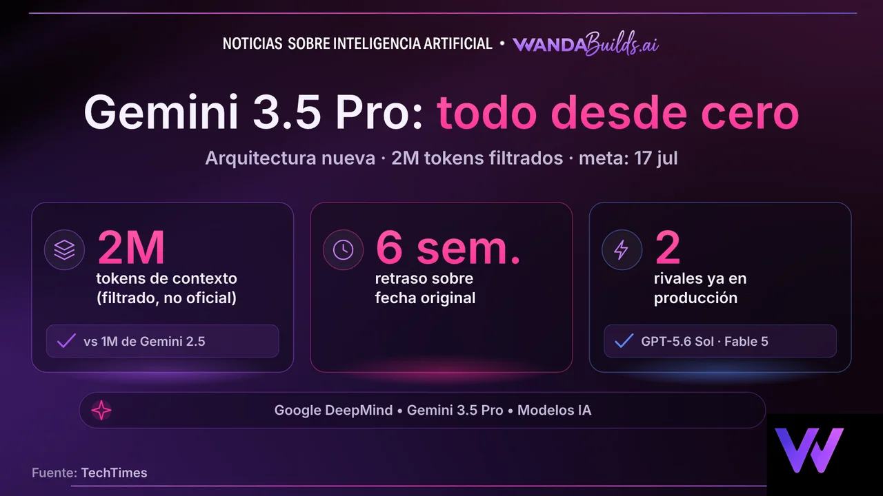 Google Scraps Gemini 3.5 Pro's Architecture and Rebuilds It From Scratch, Targeting July 17