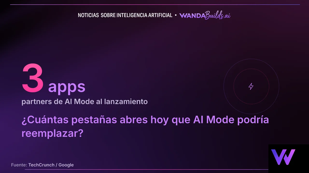 Google AI Mode ahora conecta con apps de terceros para completar tareas desde Search