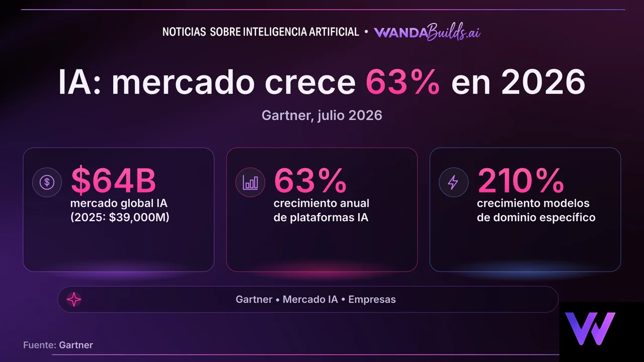 Gartner Forecasts Worldwide AI Platforms and Models Market to Grow 63% in 2026 to $64 Billion