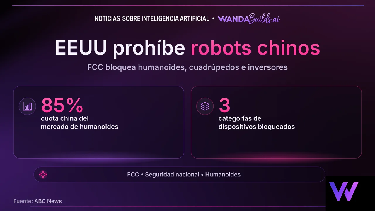 US Bans Imports of Chinese Humanoid and Quadruped Robots Over National Security