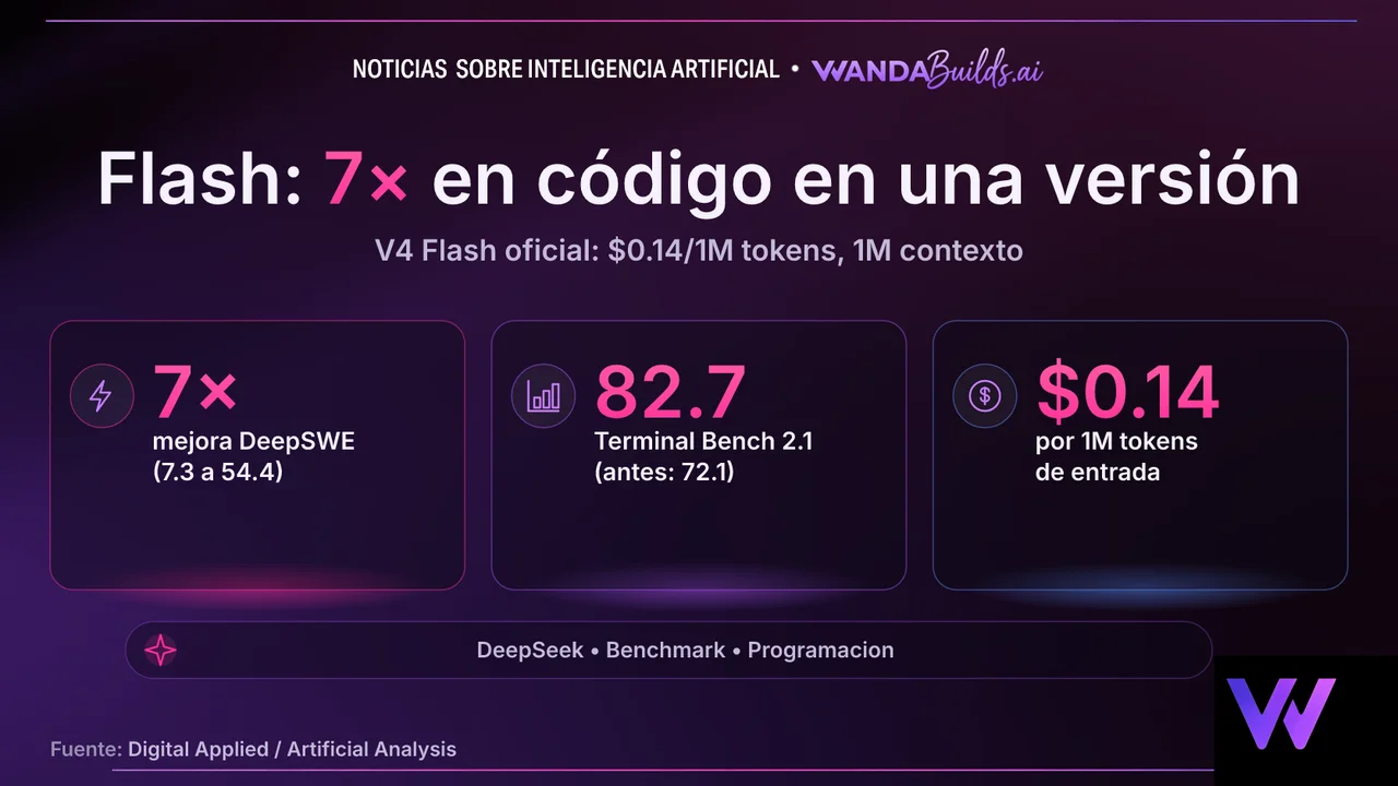 DeepSeek V4 Flash 0731 Official Release: DeepSWE Score Jumps 7x to 54.4 After Re-Post-Training