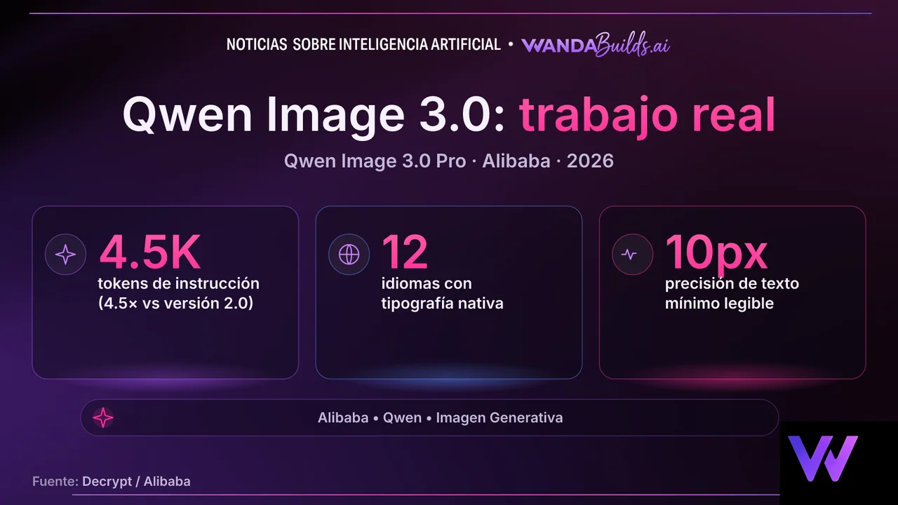 Alibaba lanza Qwen Image 3.0 Pro, un modelo de imagen para documentos e infografías