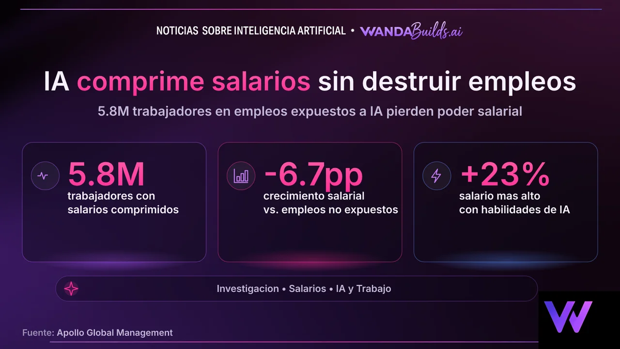 Apollo: AI Is Quietly Suppressing Wages for 5.8 Million Workers, Without Eliminating Jobs